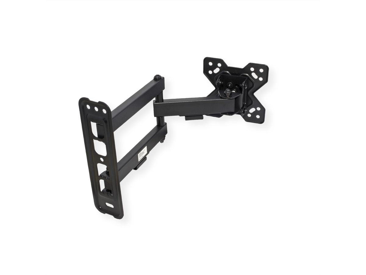 VALUE Wandhalterung – Vollbeweglich – 13–32" – VESA 75×75–100×100 – bis 20 kg, für TVs – Schwarz