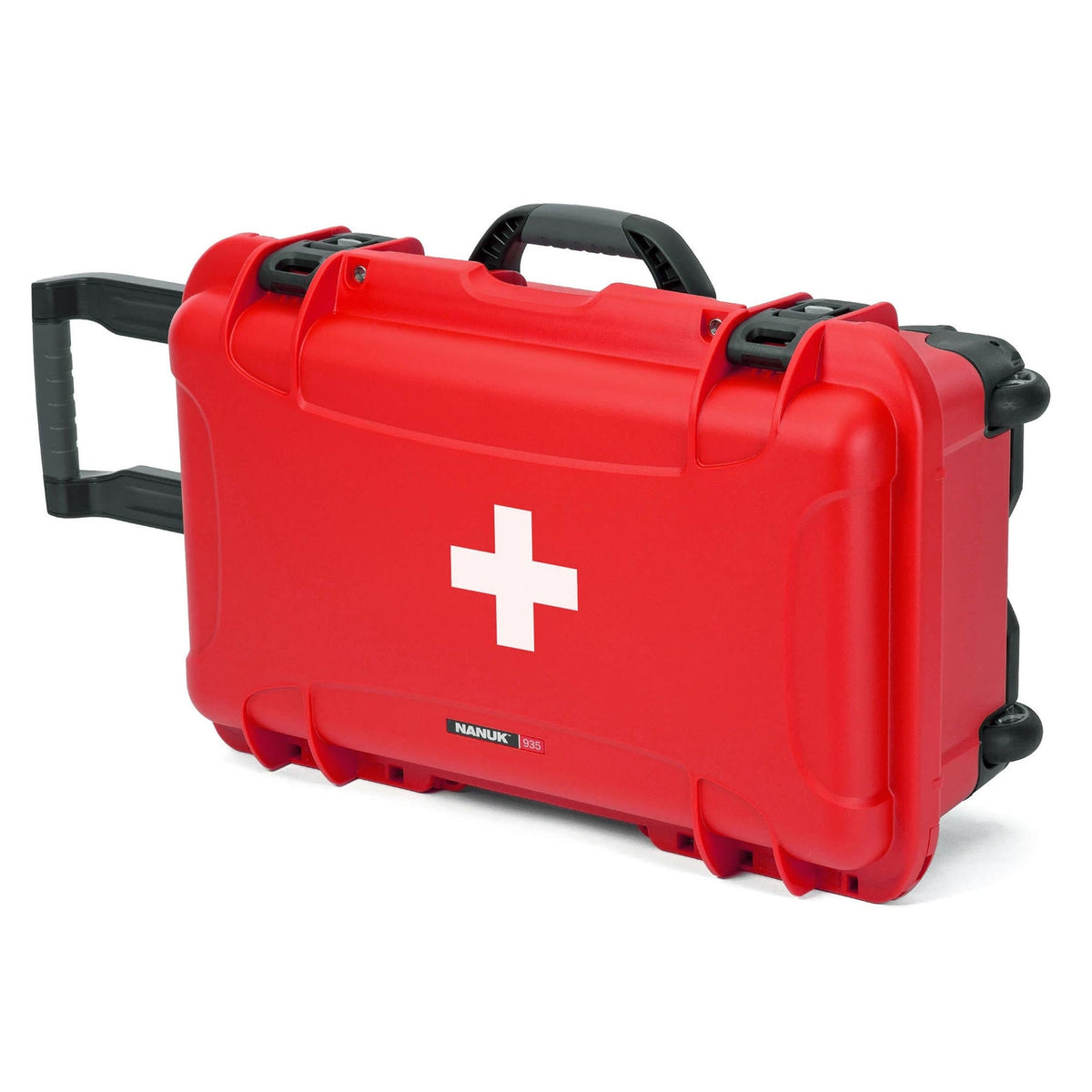 Nanuk Schutzkoffer 935 Erste Hilfe – Kunststoff, wasserdicht, Rot, 55,9 × 22,9 × 35,6 cm