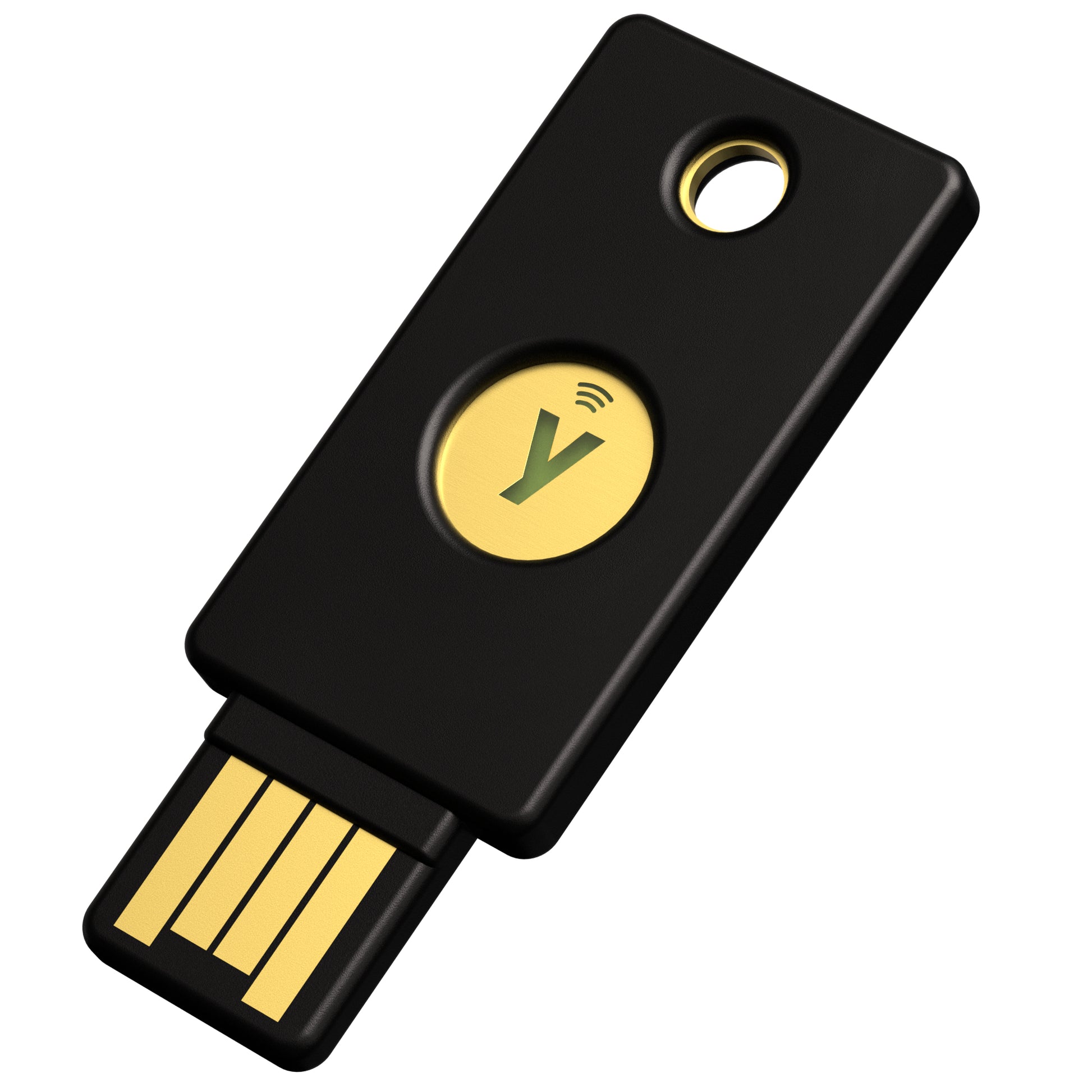 Yubico YubiKey 5 NFC FIPS USB-Sicherheitsschlüssel – USB-A – NFC – Schwarz – für Windows, macOS und mehr