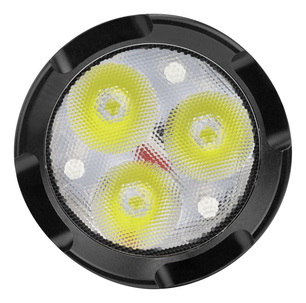 Ansmann Taschenlampe Pro 3000R – 3200 lm, 213 m, IP67, USB, Akku 5100 mAh, 6 Modi – Schwarz