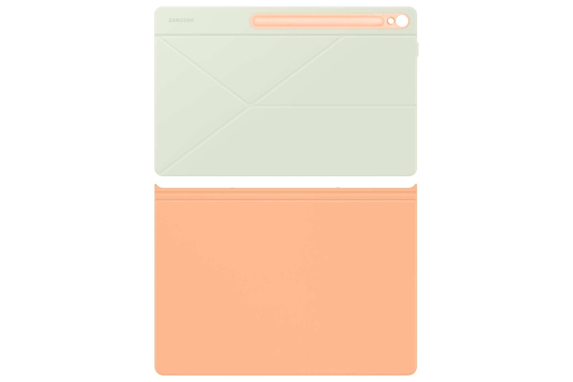 Samsung Smart Book Cover Tablet-Hülle für Galaxy Tab S10 FE+ 10,9" – Orange