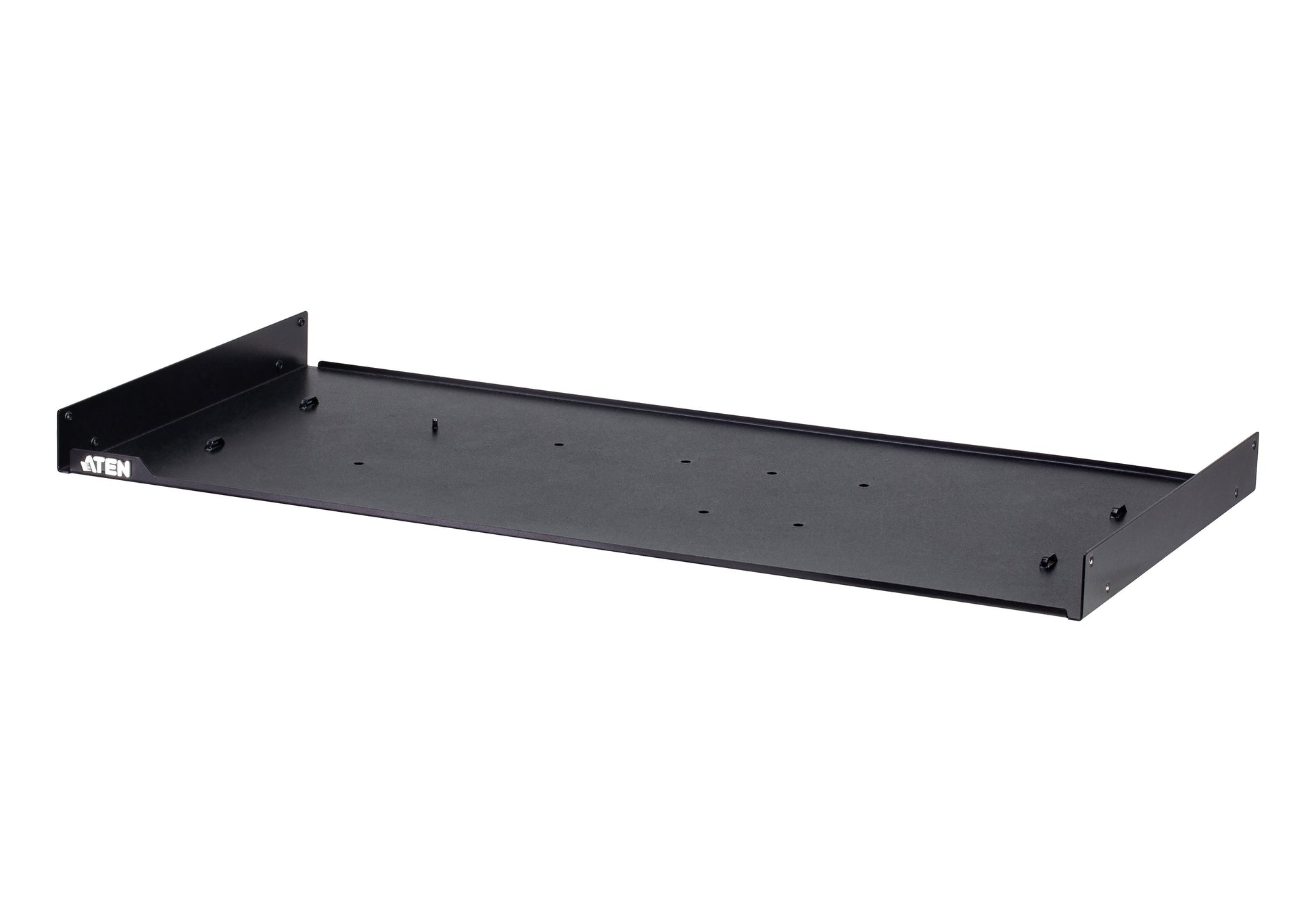 ATEN 2K-0008 – 2-in-1U Montageplatte – Rack 1U, Schwarz, für 2K-0001/2K-0002