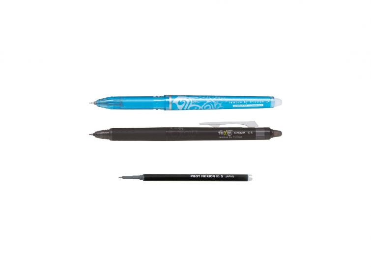 Pilot FriXion Rollerpatrone – Blau, 0,5 mm, 3er-Pack, radierbar