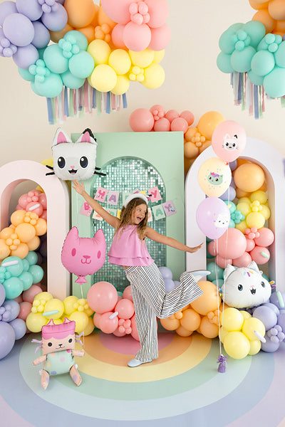 PartyDeco Folienballon Panda – mehrfarbig – 45 × 57 cm – 1 Stk