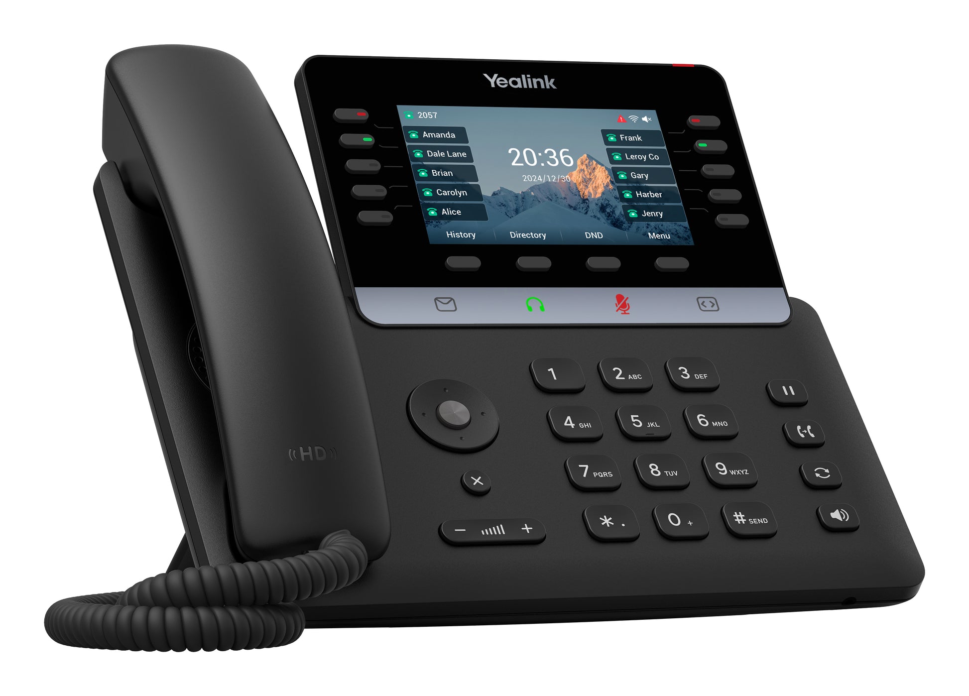 Yealink T74U – VoIP-Telefon, schwarz