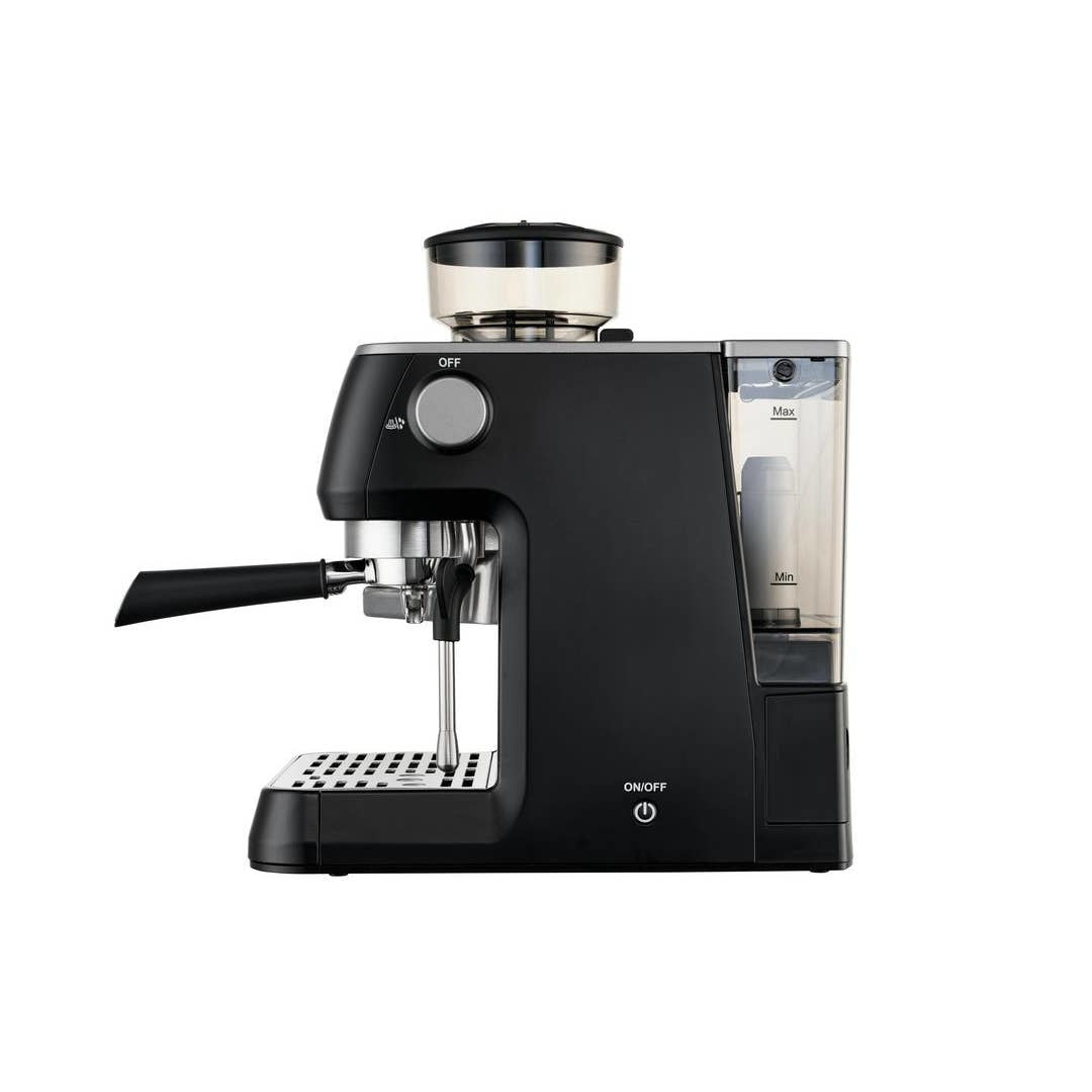 Solis Grind & Infuse Perfetta 980.69 Siebträgermaschine – 16 bar, 2,6 l, 250 g, mit Mahlwerk, Schwarz