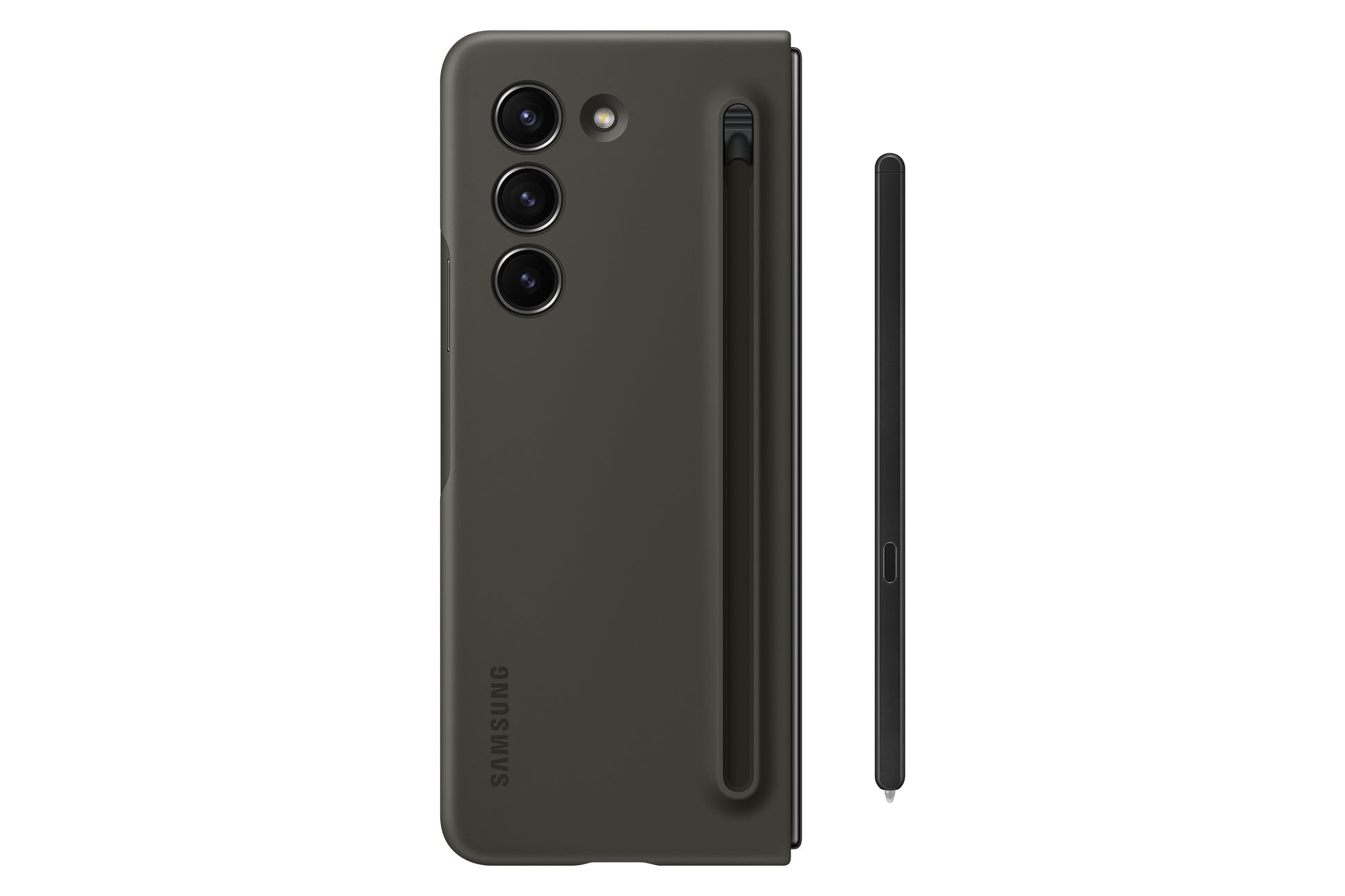 Samsung Backcover – für Samsung Galaxy Z Fold5 – schwarz – mit Zusatzfächern