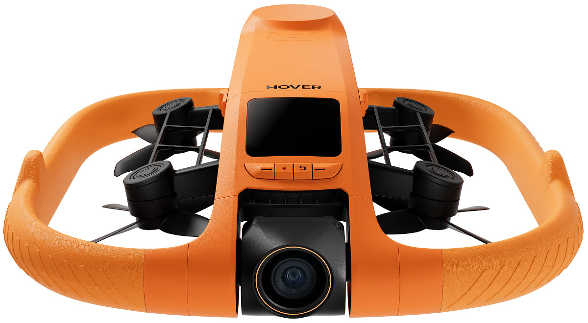 HOVERAir AQUA Retail Combo – Unterwasser-Drohne, 12 MP, 4K, Orange