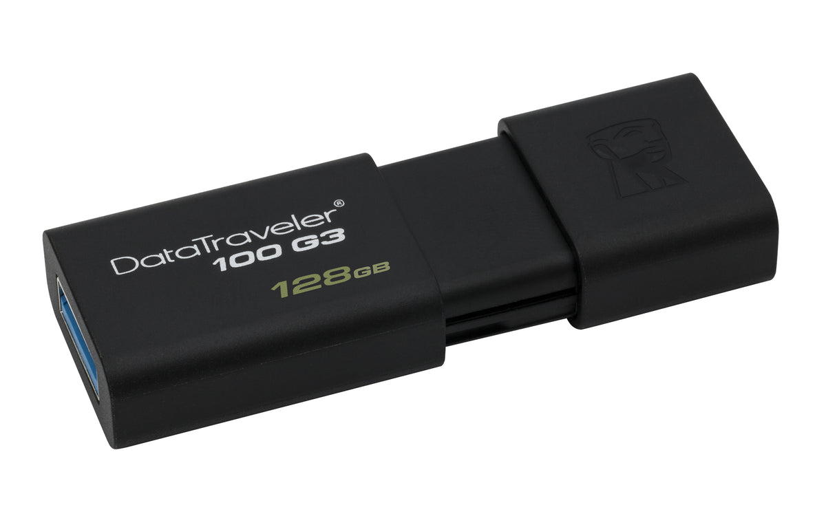 Kingston Technology Kingston DataTraveler 100 G3 – 128 GB, USB 3.2 Gen 1 (Typ A), 100 MB/s lesend, 10 MB/s schreibend