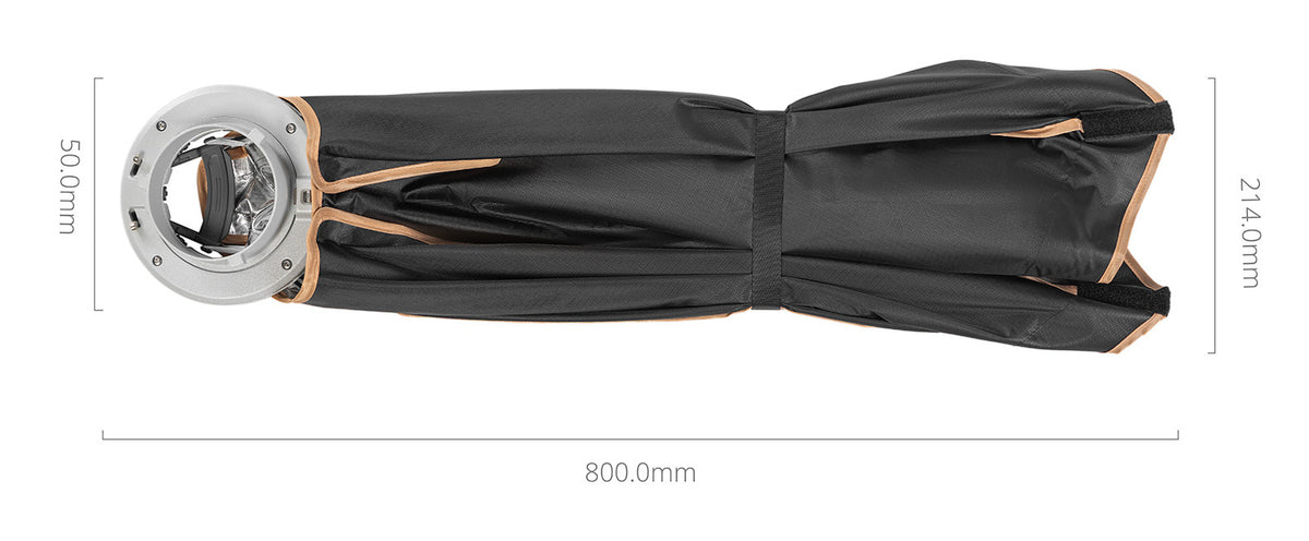 SmallRig FS-6090 Softbox – 600 × 900 × 440 mm – für Bowen COB-Lichter – Schwarz