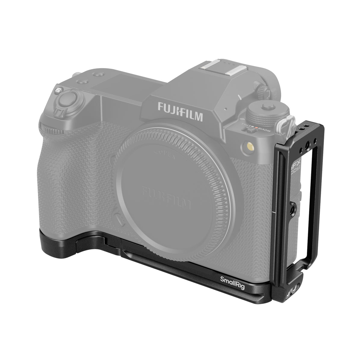SmallRig 4716 L-Form Montageplatte – für FUJIFILM GFX100S II – 160 × 107,7 × 65,1 mm, 1/4-20", Schwarz
