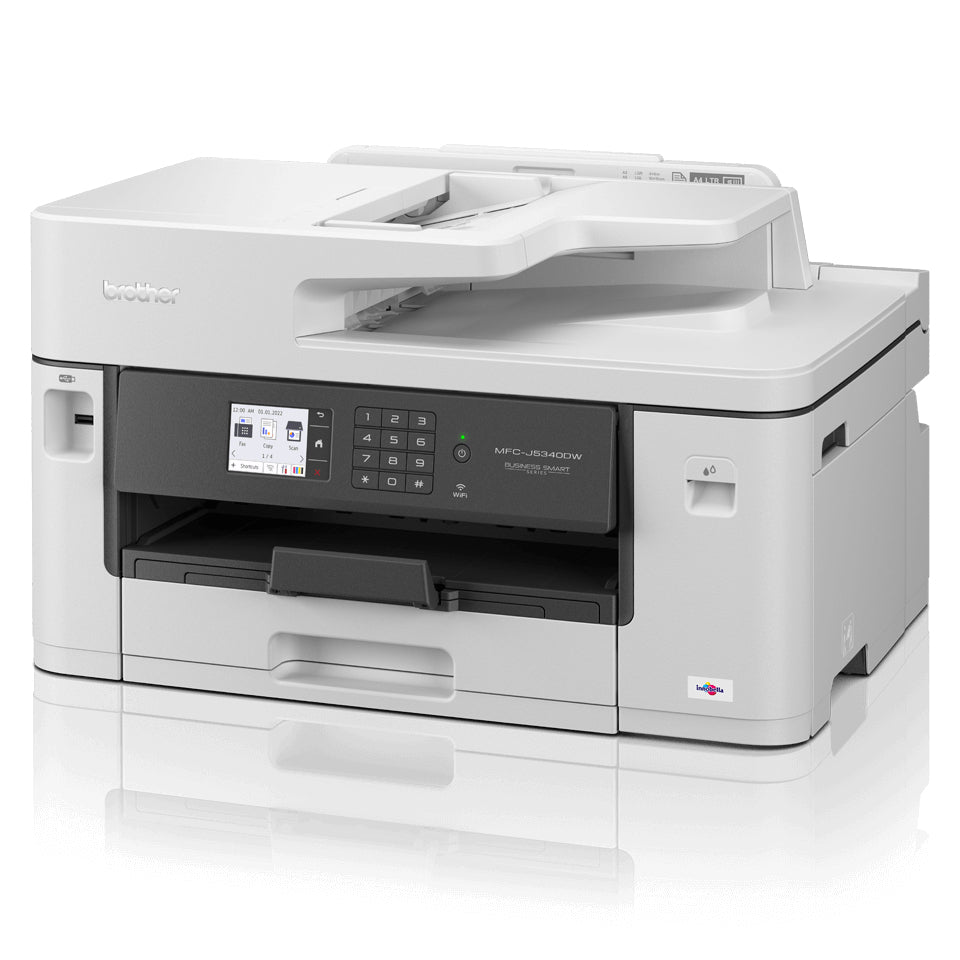 Brother MFC-J5340DW – Farbiges Tintenstrahl-MFP A3, 4-in-1 – USB/LAN/WLAN – Duplex, Duplex-ADF – 28 ppm S/W