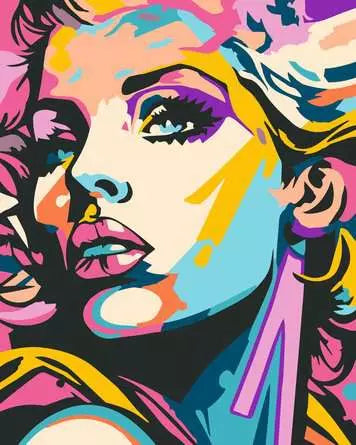 Ravensburger Colorful Woman – Malset – Gesicht – 24 × 30 cm – ab 12 Jahren