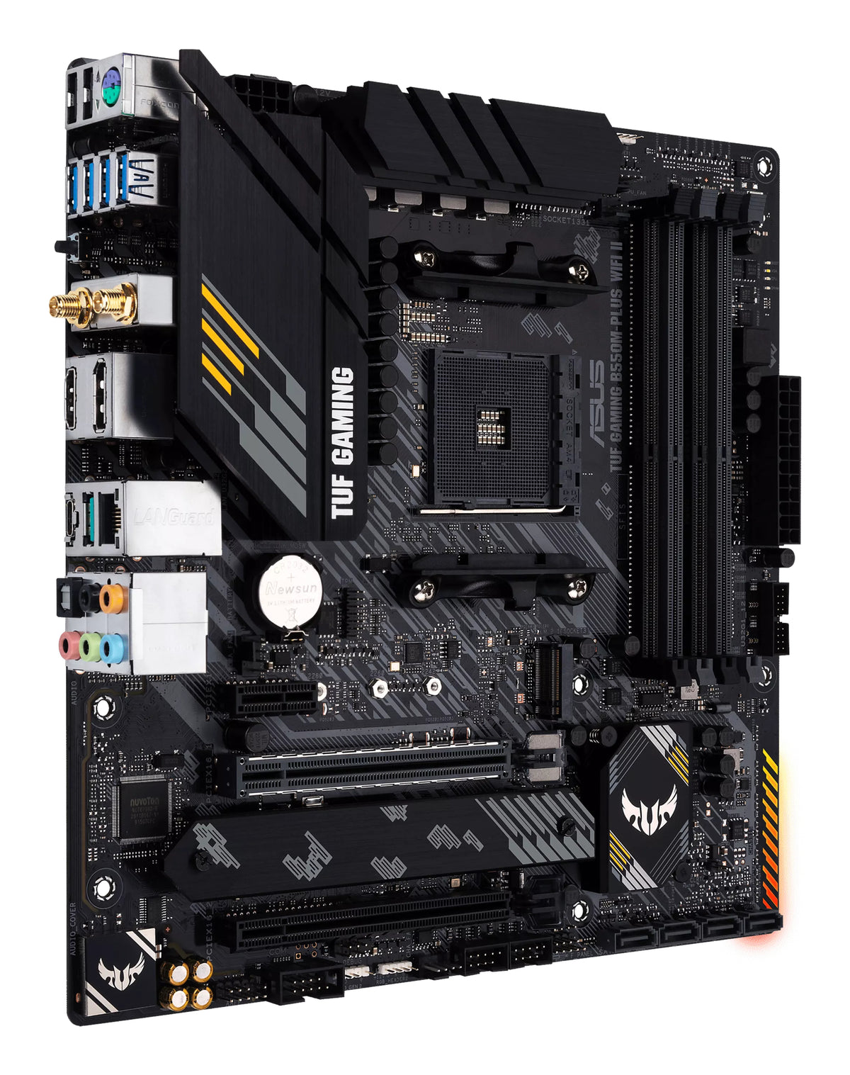 ASUS TUF GAMING B550M-PLUS WIFI II – Mainboard – AM4, AMD B550, mATX, DDR4