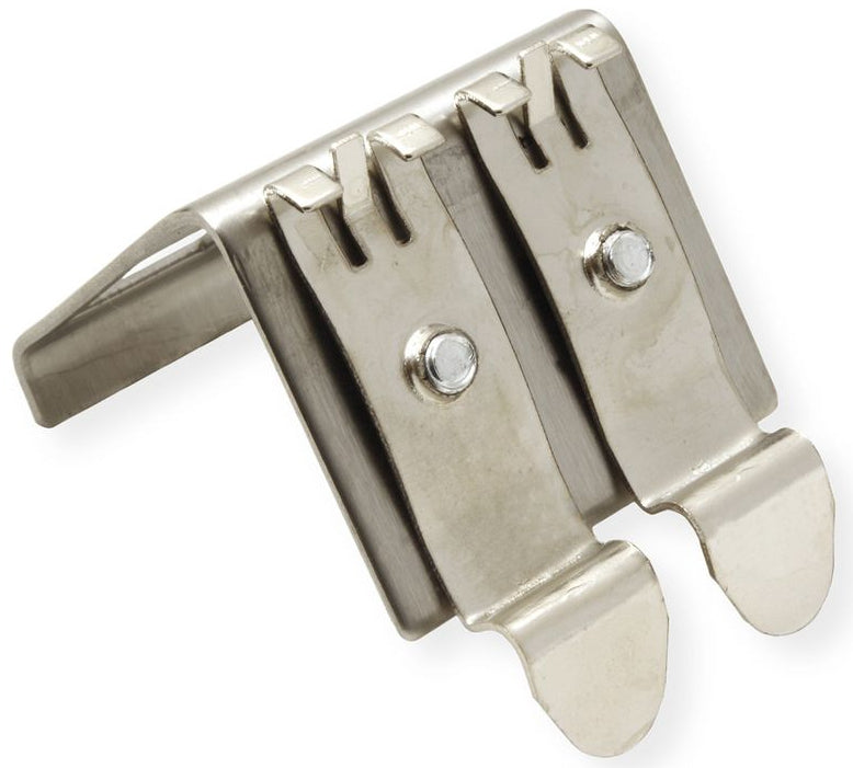 VALUE 21.99.3009 DIN-Schienen-Adapter – für Keystone-Module, Edelstahl, 48×42×51,2 mm