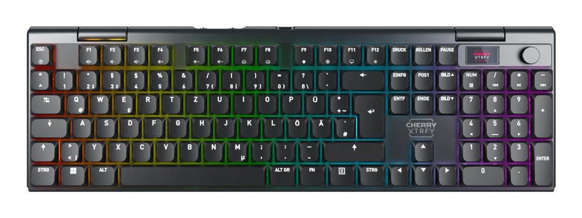 CHERRY XTRFY MX 10.1 – Gaming-Tastatur – mechanisch, RGB – Bluetooth & 2,4 GHz (Nano-Empfänger) – QWERTZ (DE)