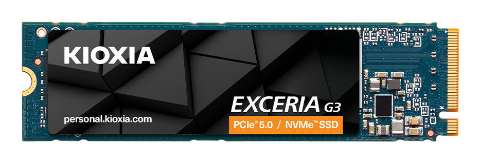 Kioxia EXCERIA G3 1TB – M.2 2280 NVMe PCIe 5.0, 10000 MB/s Lesen, 8900 MB/s Schreiben