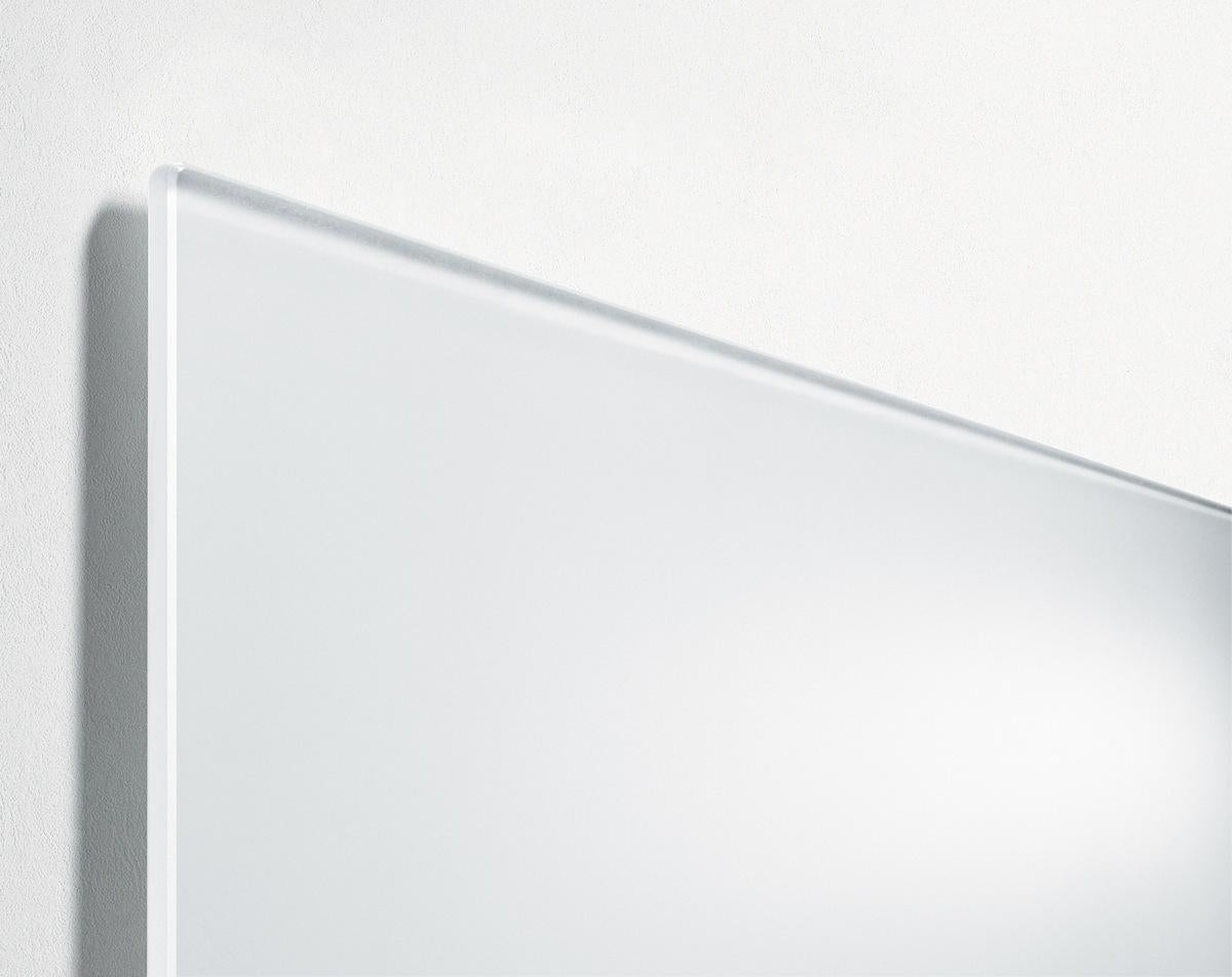 Sigel Whiteboard – 48 × 48 cm, Glas, matt, magnetisch, Wandmontage, inkl. Magnetwürfel, Montagesatz