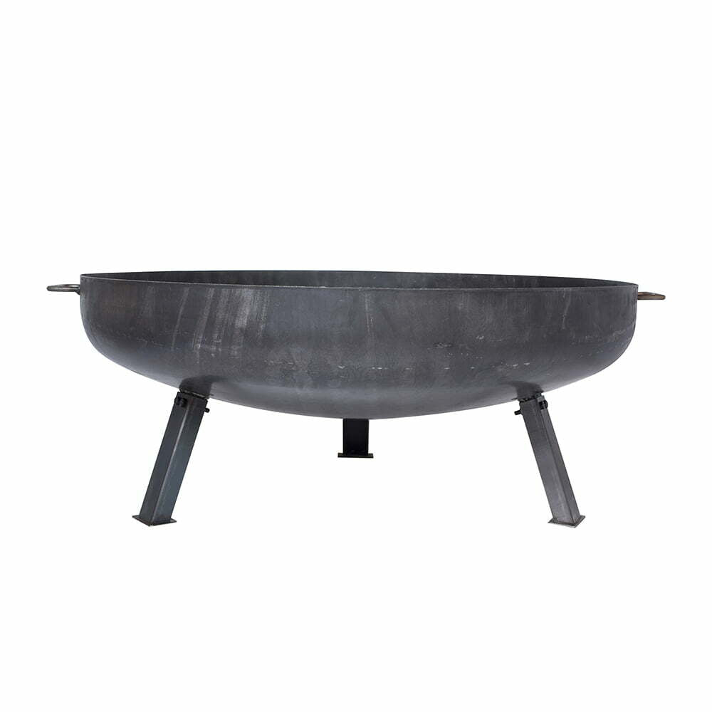 La Hacienda Feuerschale – Ø 100 × 41 cm – Stahl, schwarz