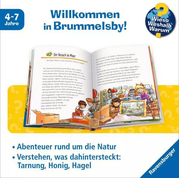 Ravensburger Buch – WWW: Was passiert im Wald und auf der Wiese?, Hardcover, 144 Seiten, Deutsch, ab 4 Jahren