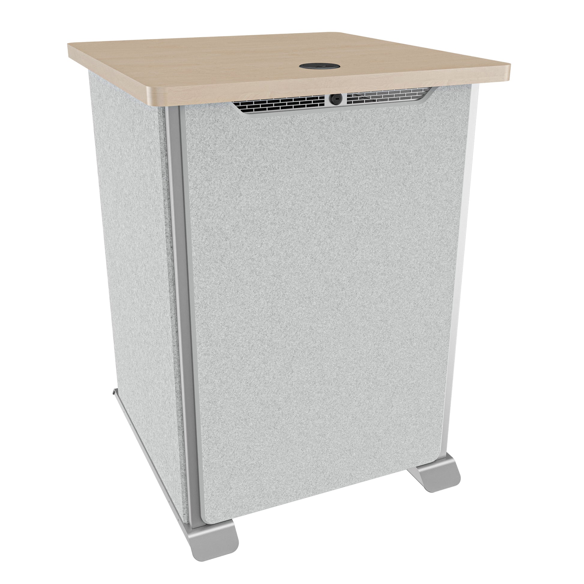 Middle Atlantic Forum FMR-1627E1MS – 19" Netzwerkschrank 16U, 654 × 686 × 889 mm, silber, Stahl