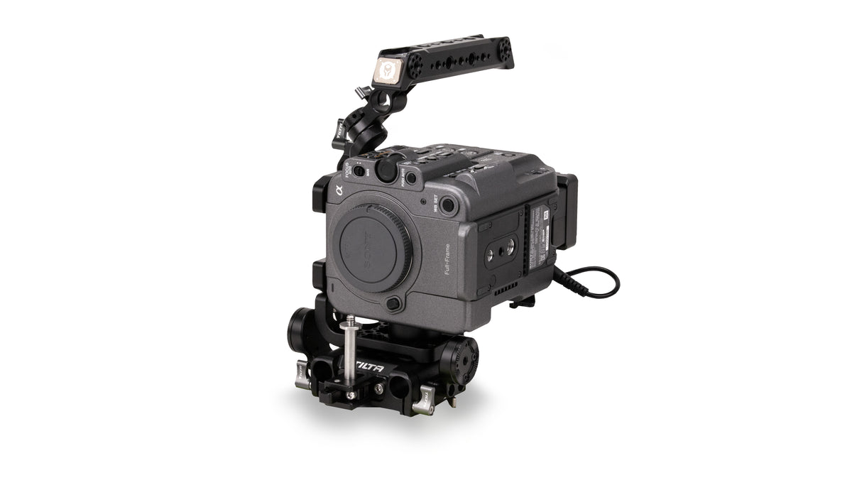 Tilta ES-T20-C-V Vertikal-Halterung – für Sony FX6 – Aluminium, Schwarz – 482,6 × 368,3 × 190,5 mm