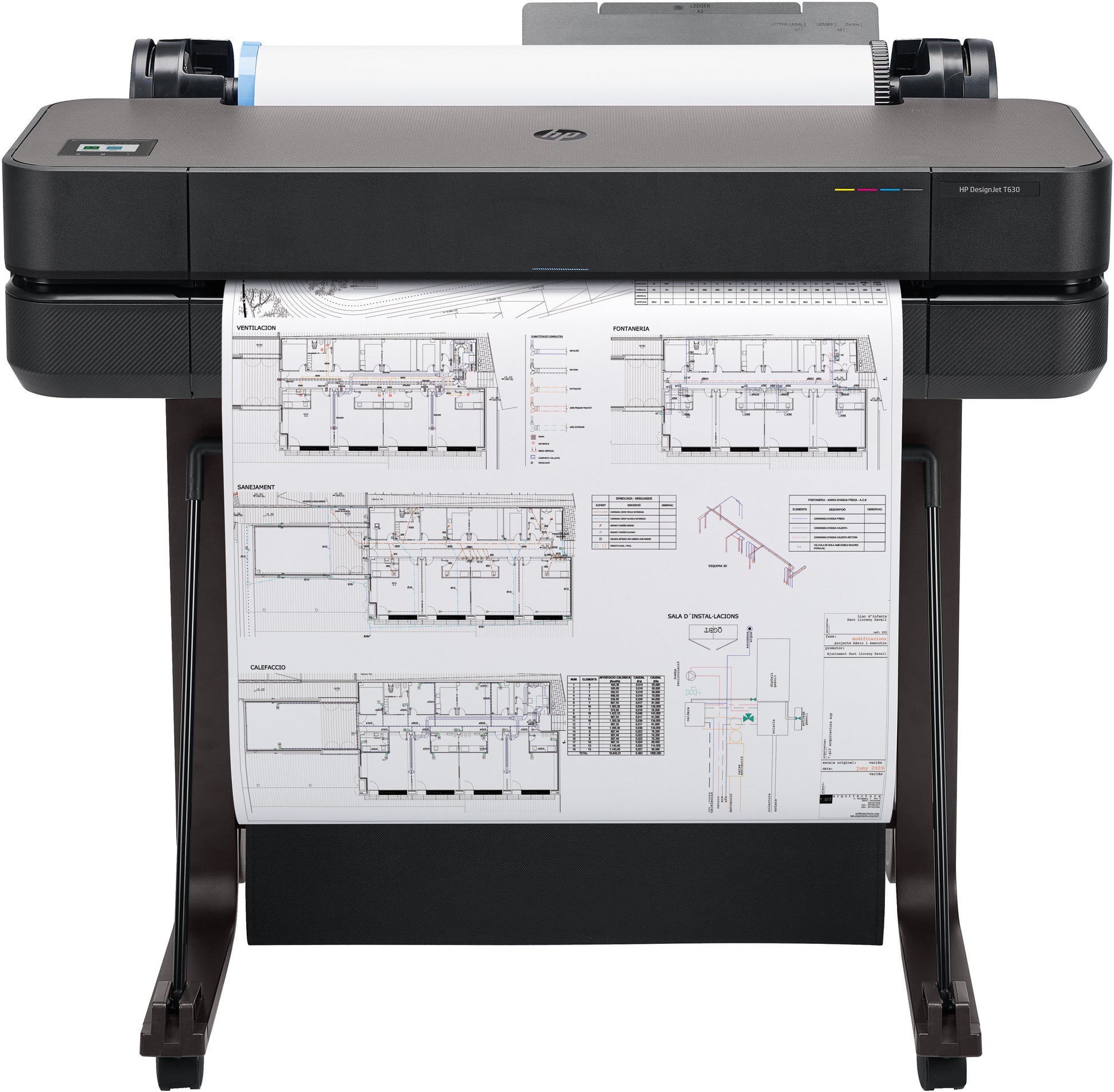 HP DesignJet T630 – Grossformatdrucker, 24"
