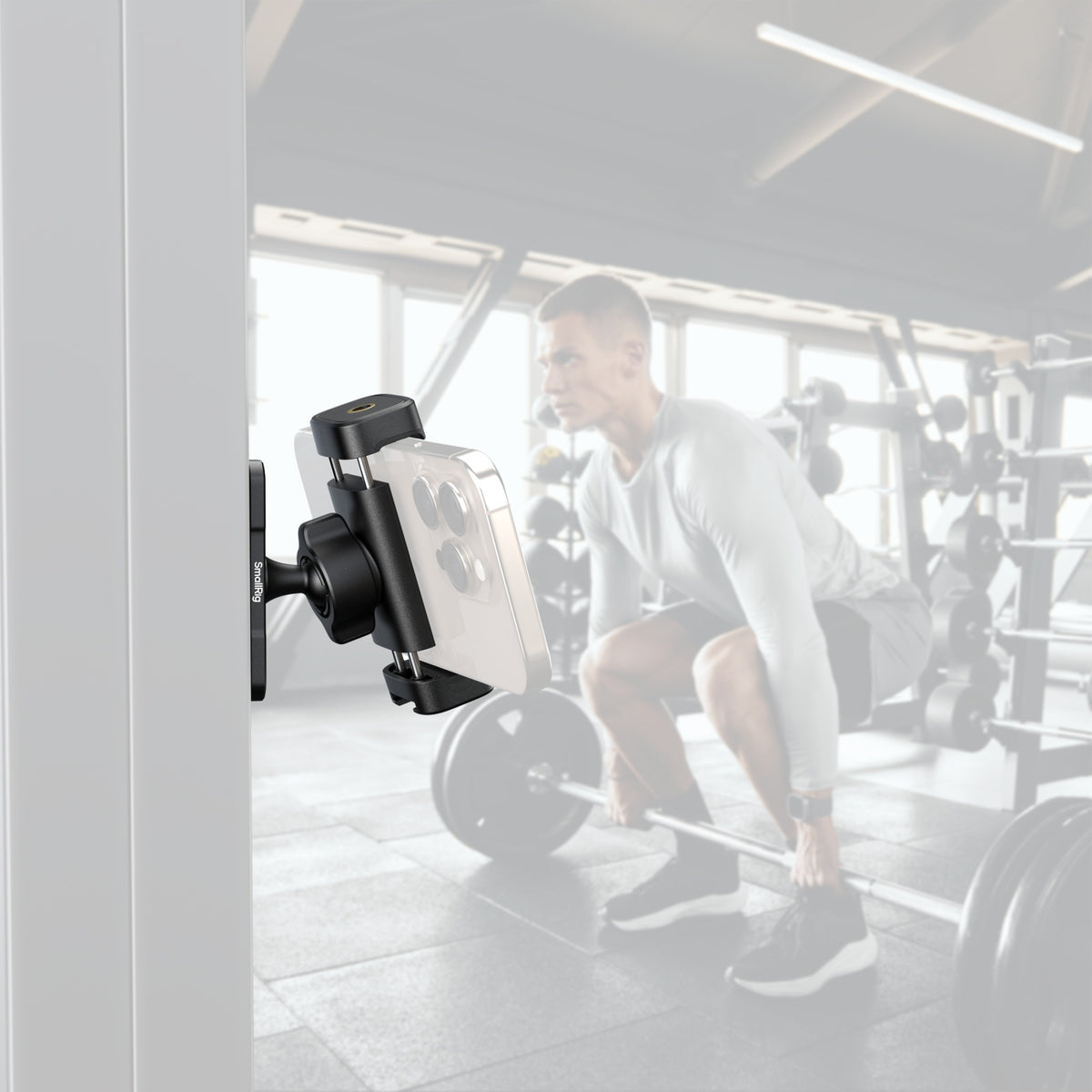 SmallRig 5582 – Tisch-/Innenbereich-Ständer (Klemmhalterung) – 55–105 mm Geräteweite, 360° drehbar – Schwarz