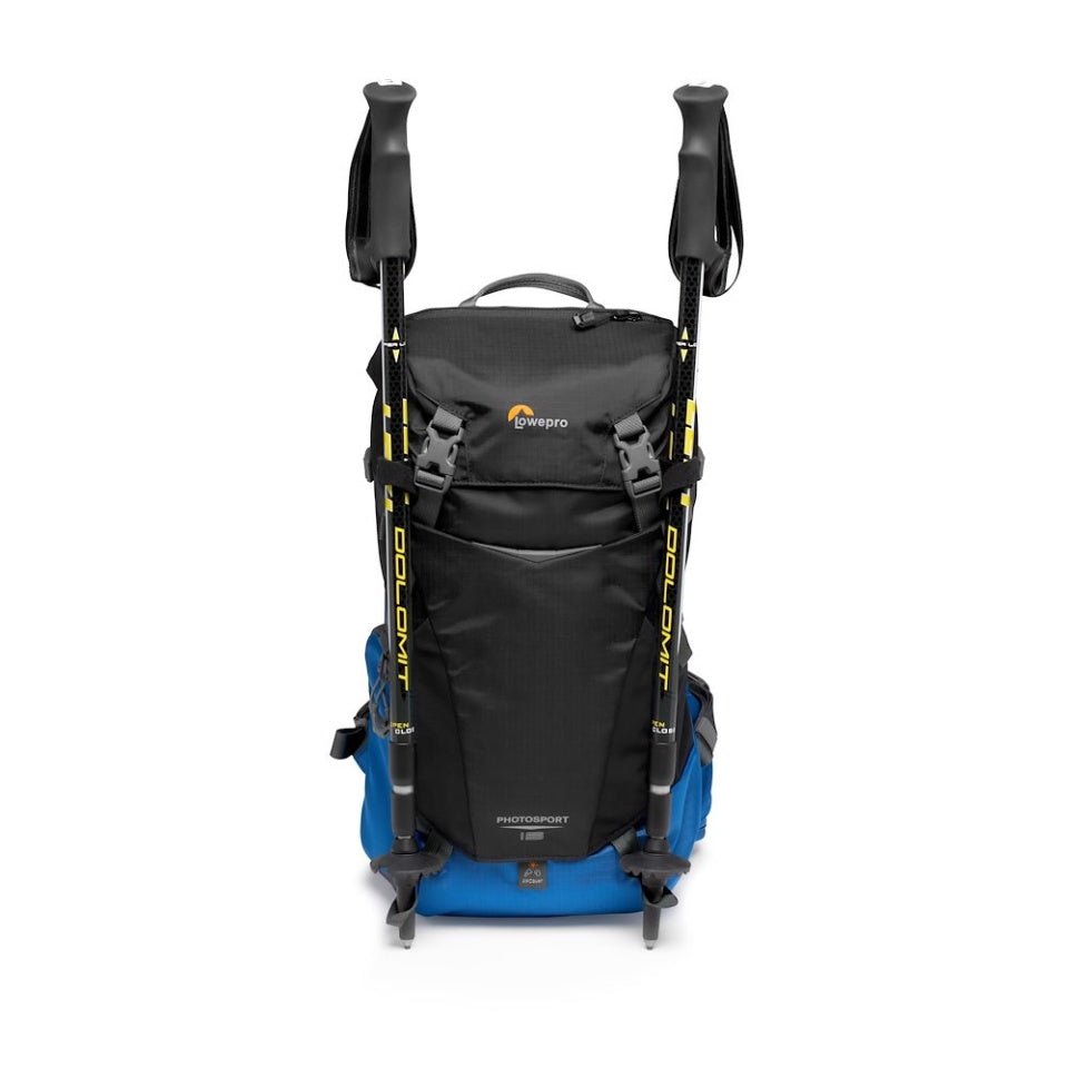 Lowepro PhotoSport BP 15L AW III Kamerarucksack – 15 l, herausnehmbares Kamerafach – Blau/Grau