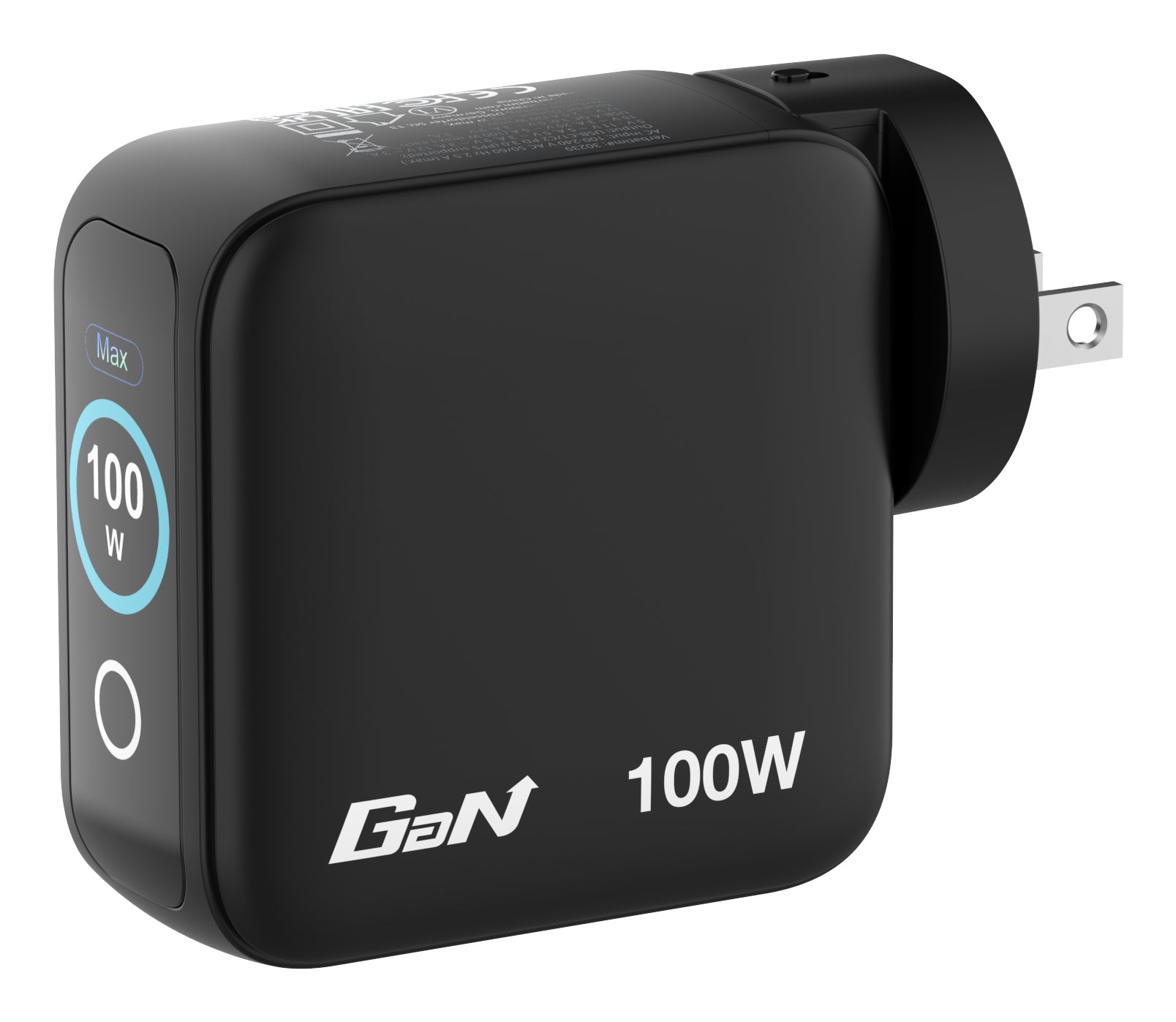Verbatim 30239 USB-Ladegerät 100 W – USB-C×2, USB-A×1 – PD 3.0, QC 3.0, PPS, GaN – EU/UK/US-Stecker