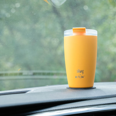 Silwy Magnet-Thermobecher Sunrise – 350 ml, Gelb