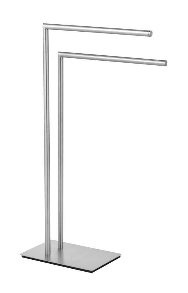 Wenko Handtuchständer Recco – 2 Arme, 48×20×80,5 cm, Edelstahl, Silber
