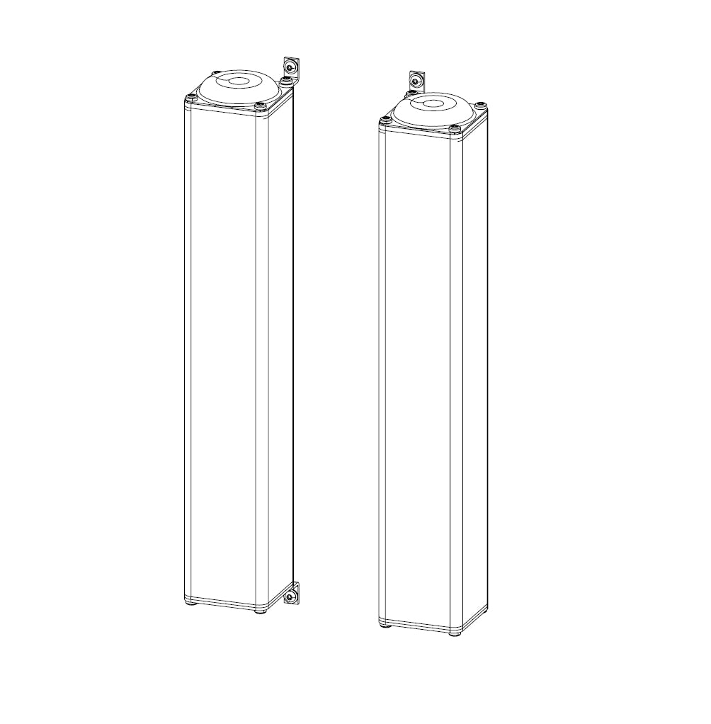 Sharp SP-RM3 – Breitbandtreiber – 8 Ω, 20 W – Schwarz