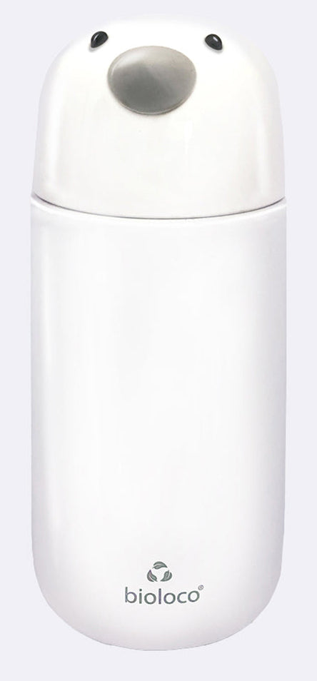 BioLoco BEK100 Isolierflasche 350 ml – doppelwandig 8 h heiss/8 h kalt, Edelstahl, Schraubdeckel
