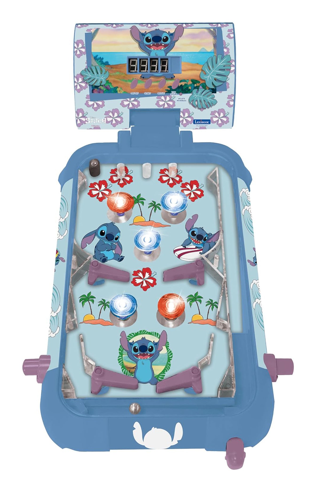 Lexibook Tischflipper Stitch – Brettspiel, 1–4 Spieler, ab 5 Jahren, 30 Min., mehrsprachig