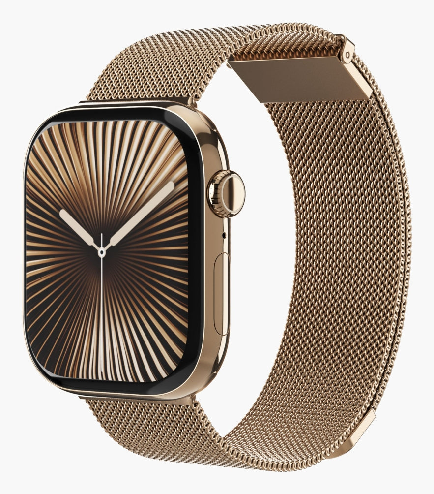 Vonmählen Milanese Loop 2 Sunset Gold – Armband – für Apple Watch (diverse Grössen)
