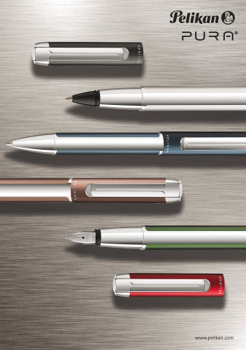 Pelikan Kugelschreiber – Petrol, glänzend, Aluminium