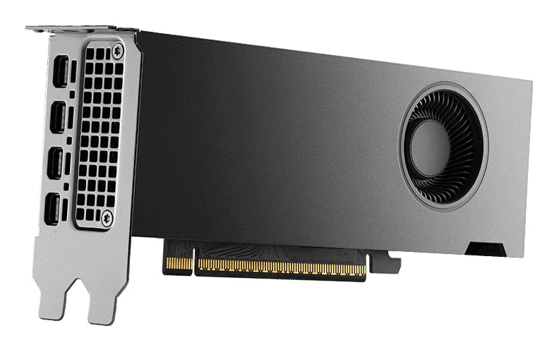 PNY RTX Pro 4000 Blackwell – PCIe Grafikkarte – 24 GB GDDR7, PCIe x8 5.0, 4×Mini-DP 2.1b, 2 Slots, 70 W