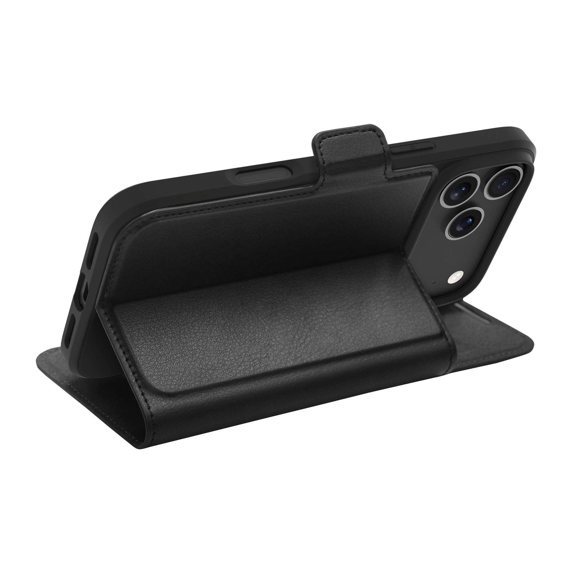 dbramante1928 Oslo Pro Wallethülle – für Apple iPhone 17 Pro Max, 3 Kartenfächer, PU+Kunststoff, Schwarz