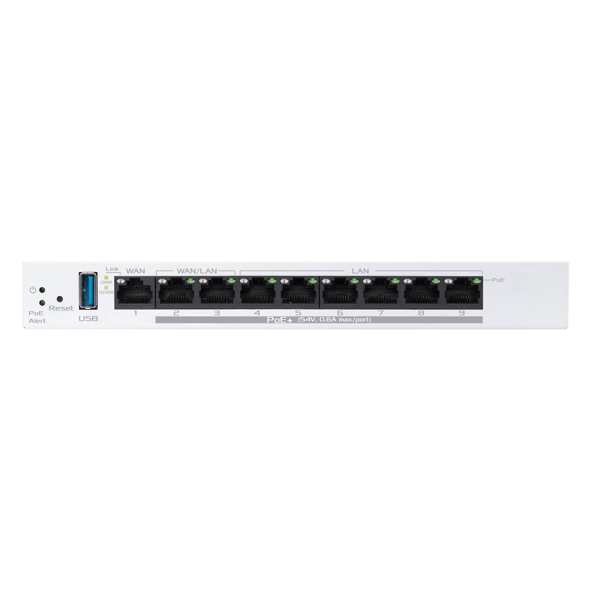 ASUS ExpertWiFi EBG19P VPN-Router – 1× Ethernet-WAN, 8× LAN, 1× USB 3.2 Gen 1