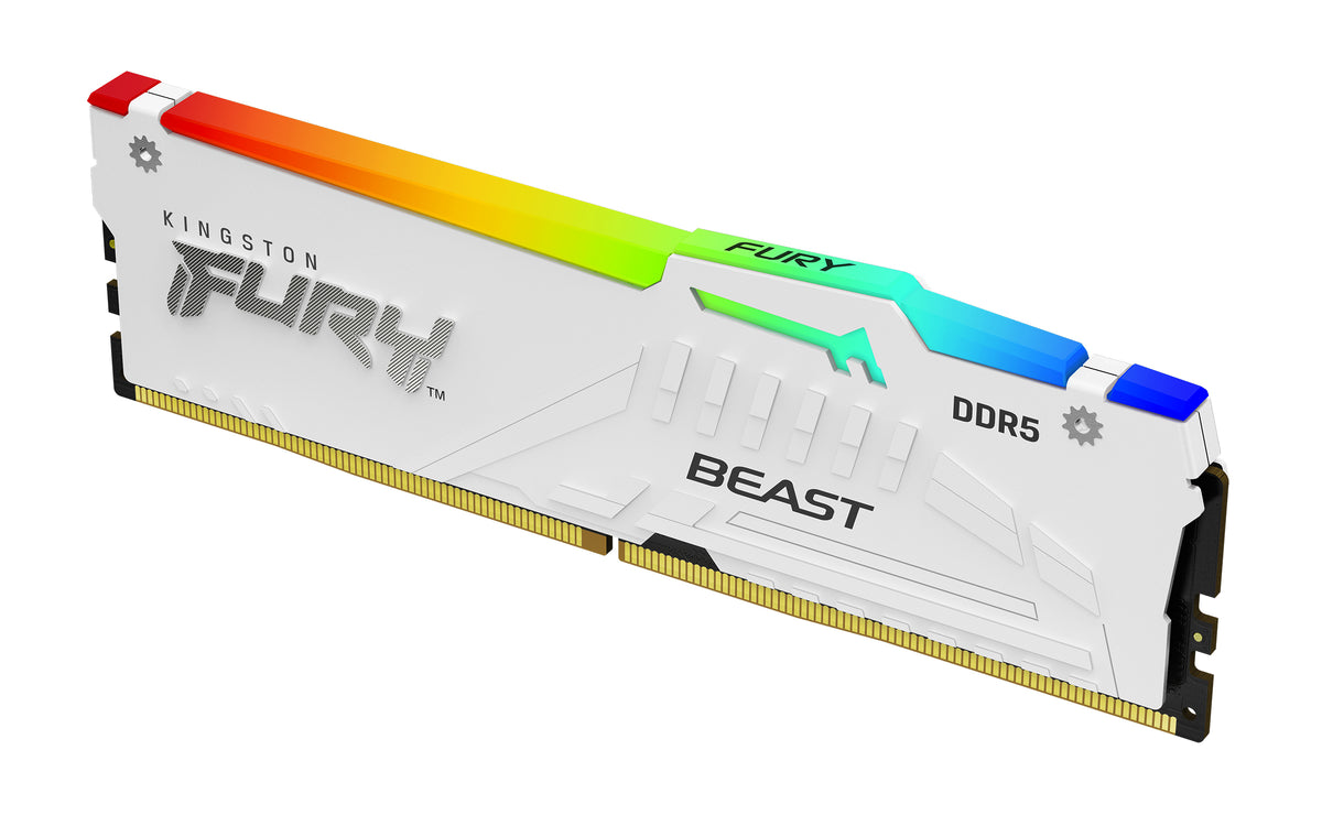Kingston Technology FURY Beast – 32 GB DDR5 5200 MT/s, CL40, 288-Pin DIMM, RGB, XMP