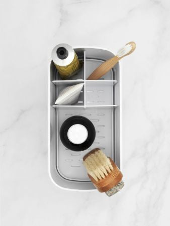 Brabantia Aufbewahrungsbox (Bad) ReNew – Kunststoff, 19,7×9,8×11 cm, Weiss