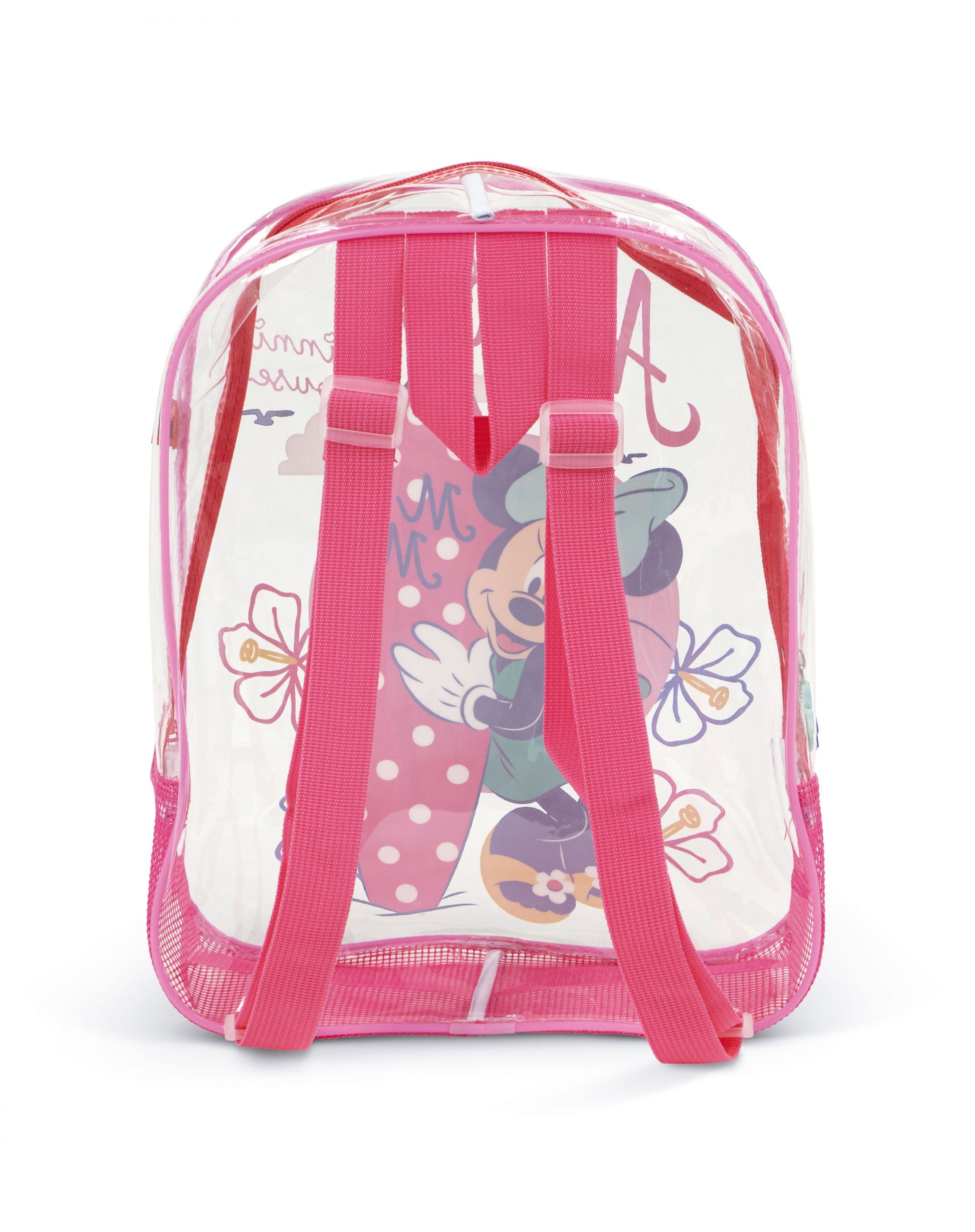 Arditex Kindergartenrucksack WD17116 – 1,7 l, Polyester/PVC – Transparent, Minnie Mouse, 310 × 230 × 250 mm