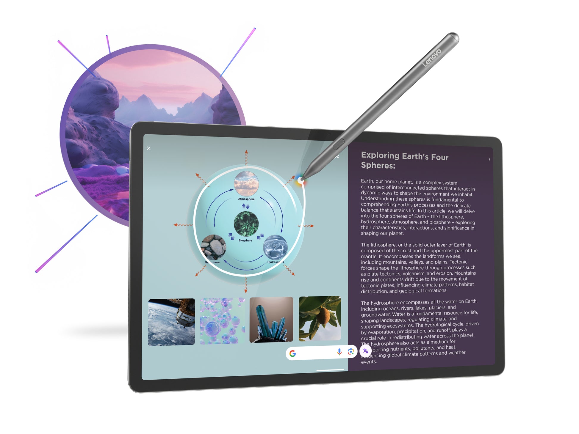 Lenovo Idea Tab Pro – 12,7", 128 GB, 8 GB RAM, Wi‑Fi, Grau, IP52