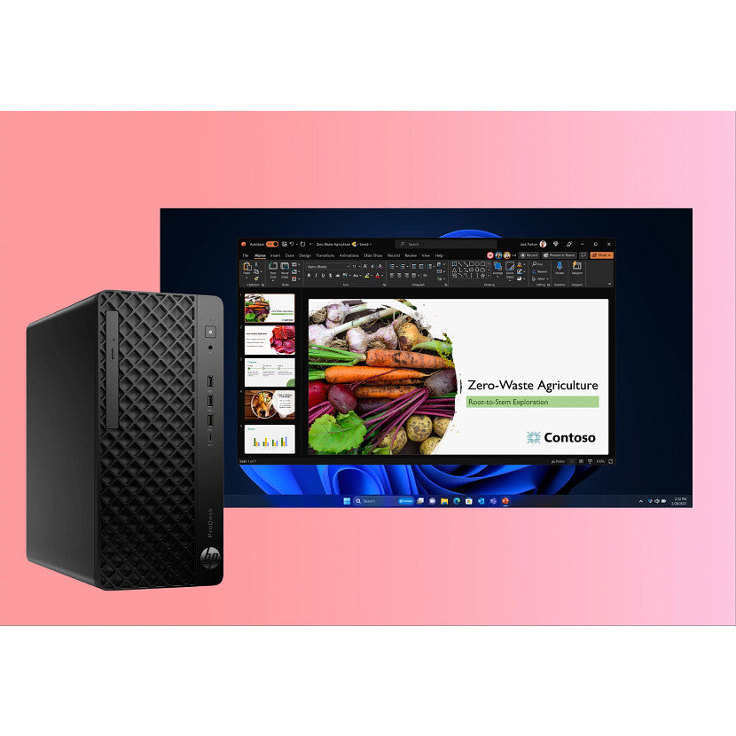 HP ProDesk 4 Tower – Intel Core Ultra 7 265, 16 GB RAM, 512 GB SSD, Windows 11 Pro
