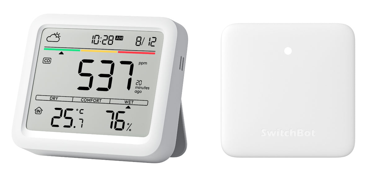 SwitchBot Meter Pro – Multisensor/Raumsensor, Kabellos, CO₂, Temperatur & Luftfeuchte, für Amazon Alexa