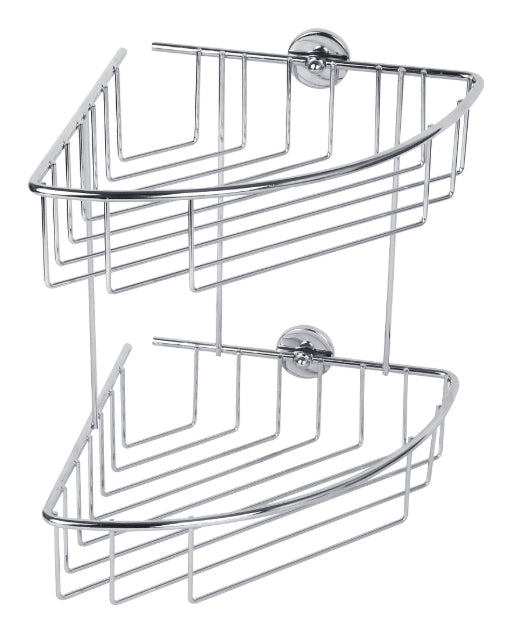 TESA Seifenhalter (Wand) – 22,7×27,5×26,6 cm, verchromter Stahl, Kleben, Chrom
