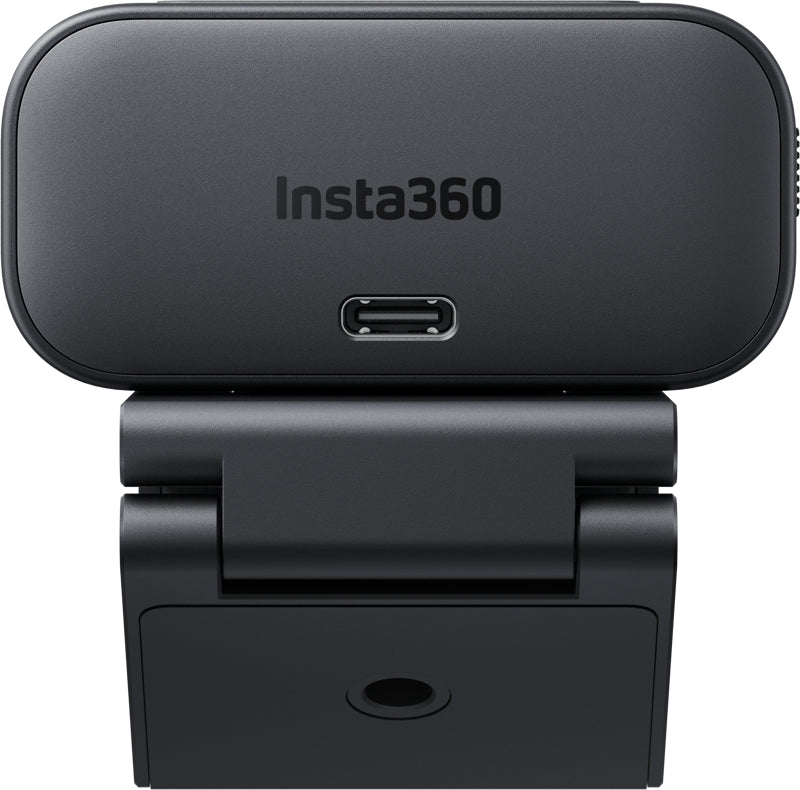 Insta360 Link 2C Webcam – 4K Ultra HD, 60 fps, Autofokus, USB-C, Sichtschutz, HDR – Schwarz