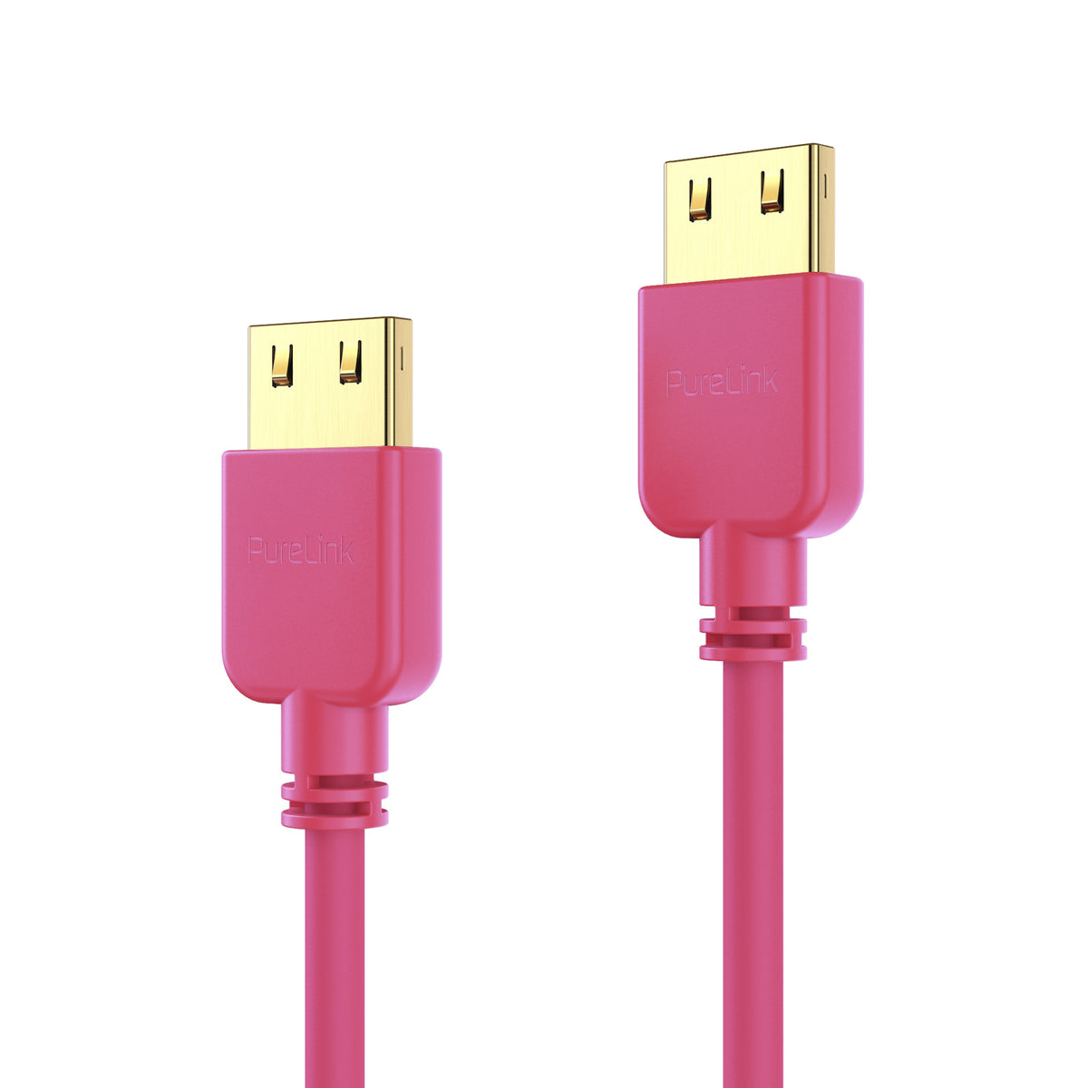PureLink HDMI Kabel HDMI 2.0 4K 60 Hz – 2 m – Ethernet, geflochten – Rot