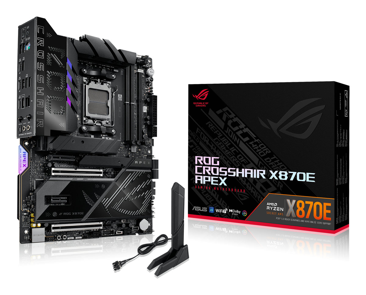ASUS CROSSHAIR X870E APEX – Mainboard – AM5, AMD X870E, ATX, DDR5